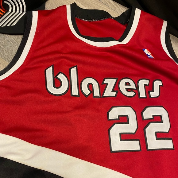 Like New Mitchell and Ness Swingman Drexler Blazers Throwback wNEW Matching Hat. - Picture 4 of 7